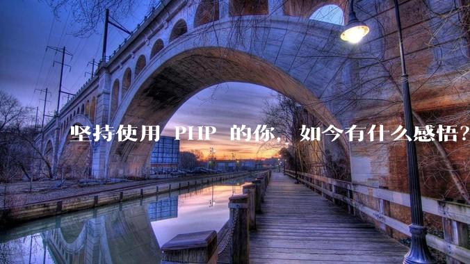 坚持使用 PHP 的你，如今有什么感悟？