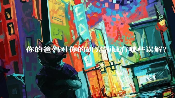你的爸妈对你的研究领域有哪些误解？
